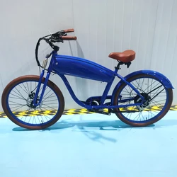 Outdoor sports bicycle with front shock absorber and wide tire electric mountain bike fat tire electric cycle motor 750w
