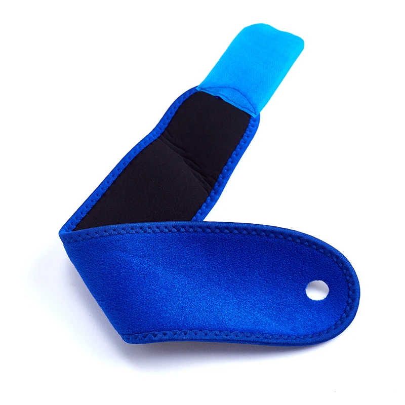 Hot Sale Adjustable Wrist Straps Neoprene Black Bule Fitted Yoga Wrist Sweat Bands Brace Support