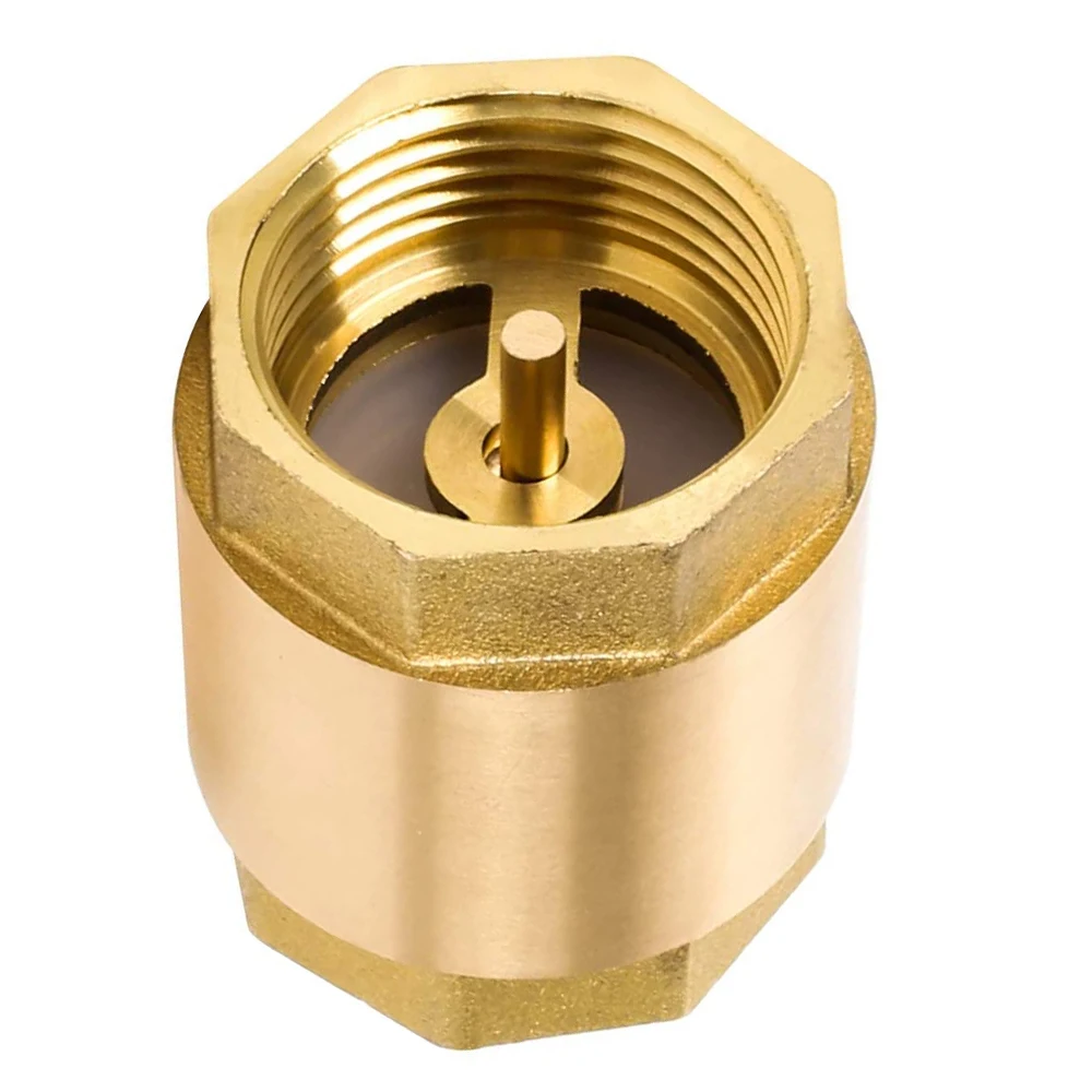 
Brass Check Valve Backflow Preventer with Brass cartridge for Fountain Suction Hose Domestic Waterworks Garden Well pump 
