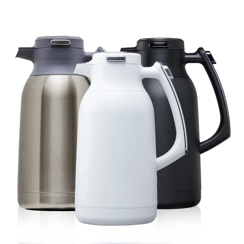 2L Amazon Top Seller Big Thermal Coffee Carafe Double Wall Insulated Stainless Steel Vacuum Flask Thermos Kettle Tea Coffee Pot