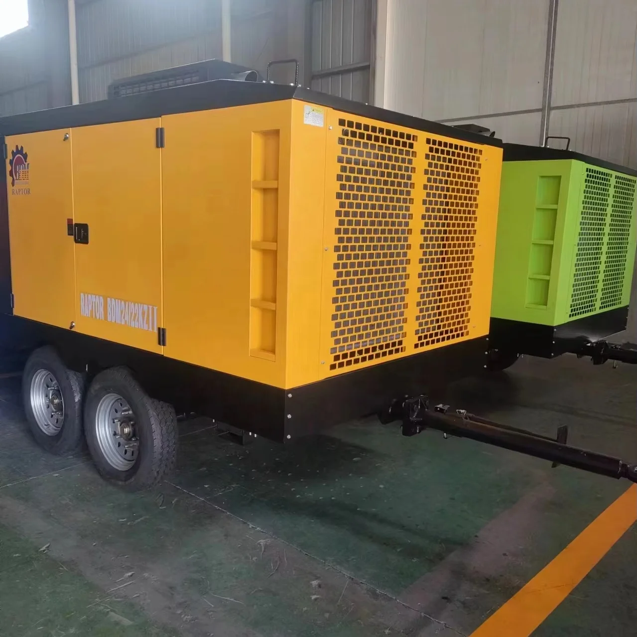 BDM-24/22  Best quality 22bar portable diesel screw air compressor for drilling rig