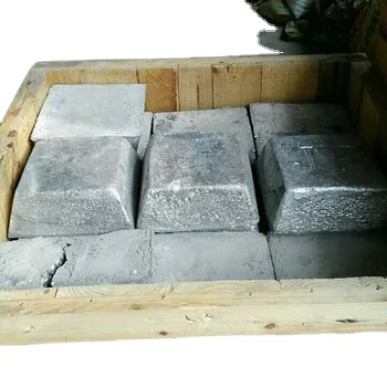 Wholesale price 99.65% 99.85% antimony ingot with silver white solid
