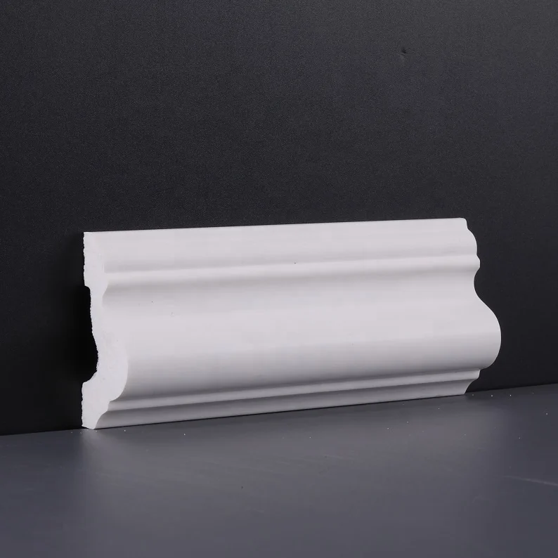 PS Skirting line Polystyrene foam board White skirting board wainscoting Decorative furniture mouldings