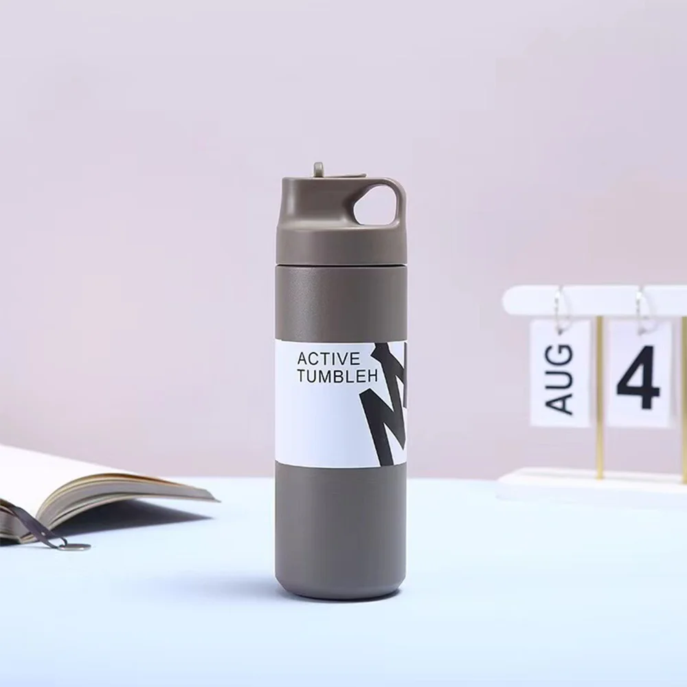 Уникальный японский стиль термос фляжка Kinto 16oz напиток 550 мл стакан бутылка для воды Termos кружка чашка с всасывающей насадкой солома