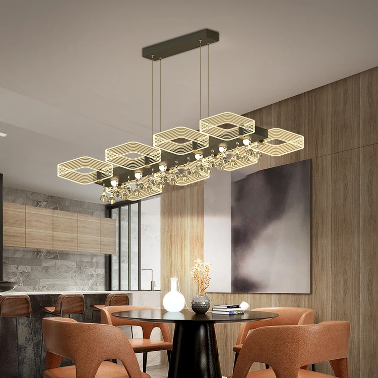 China manufacturer Customized Indoor Hotel Modern Decoration Chandeliers 54W 72W LED Pendant Lights