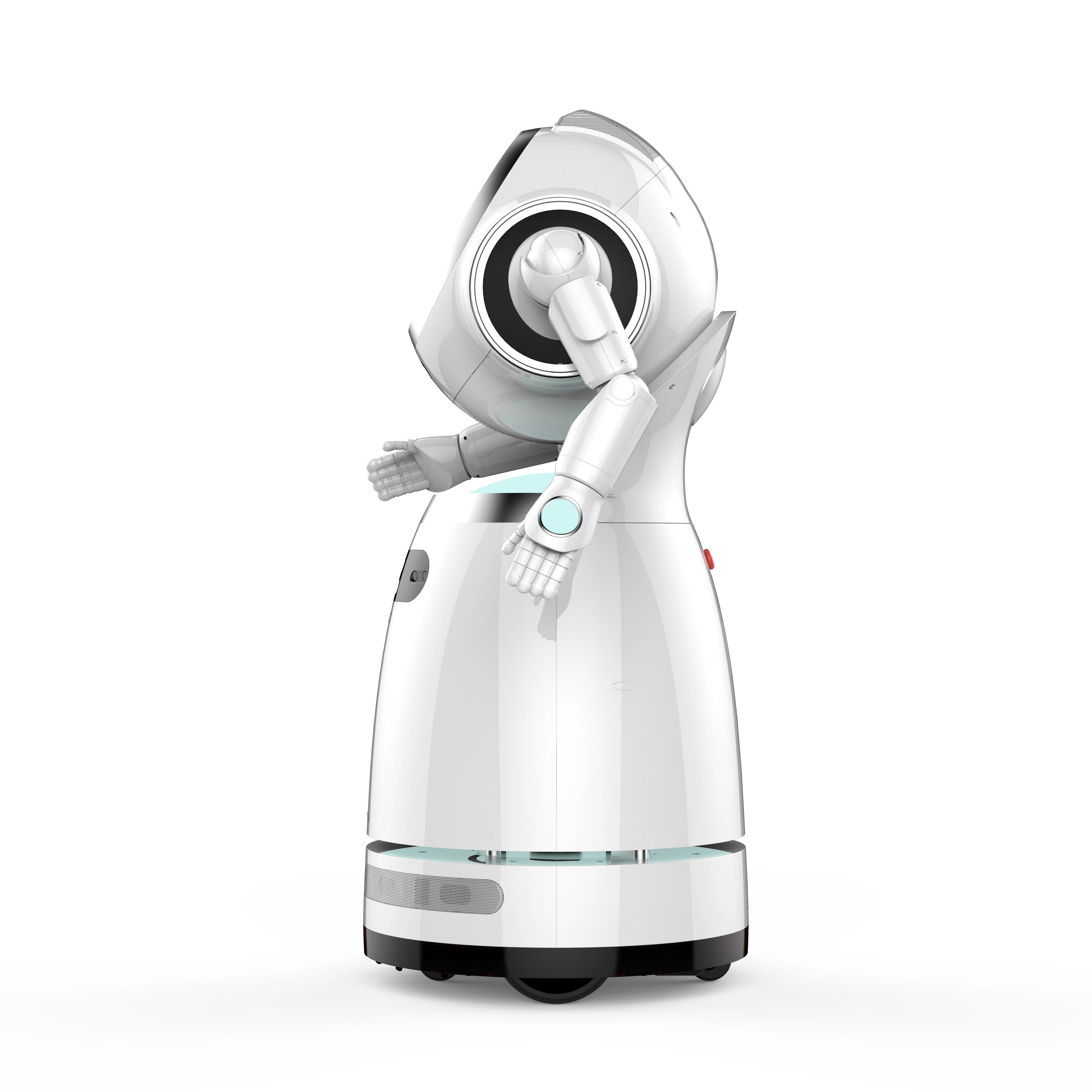 Wholesale Quality Plastic Material Service Hotel Inteligente Reception Robot