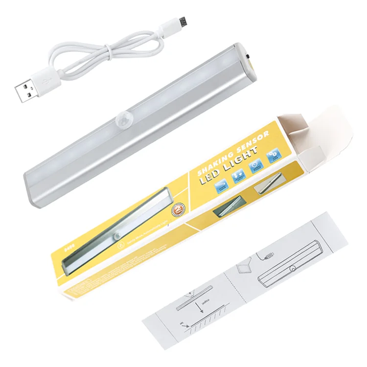 Quick Installation Bedroom Led Night Light  4A Battery Operated Kitchen Cabinet Motion Sensor Led Light