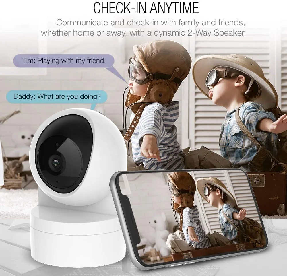 OEM Manufacturing 1080P PTZ Wifi IP Camera HD IR Night Vision Message Alarm Push Home Security Wireless Cameras