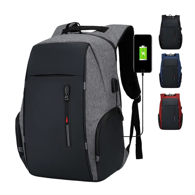 Durable Men Casual Lightweight Computer Waterproof 19 inch bag black laptop Backpack