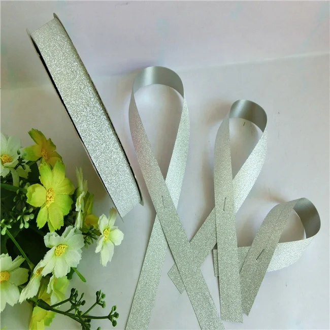 300 yards pp glitter ribbon rolls for Thailand customer