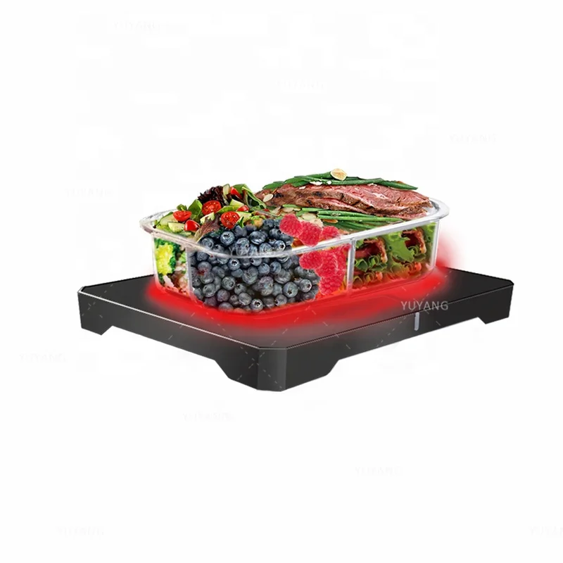 YUYANG New Upgraded 80W Electric Heated Lunch Box Warmer Lunch Bag Car Charge Personal Portable Microwave mini Oven