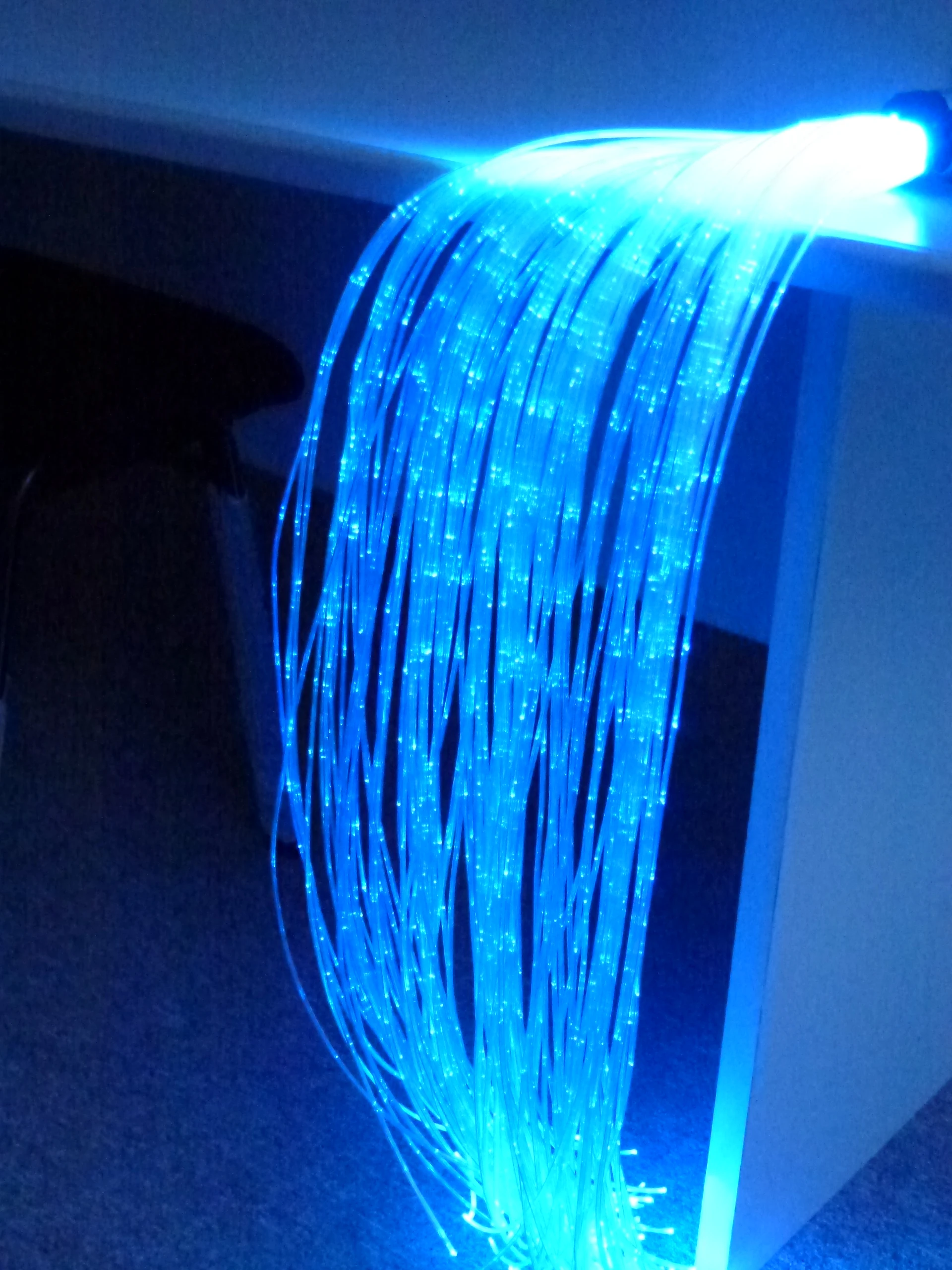 side spark fiber optic light kit for christmas tree decorations