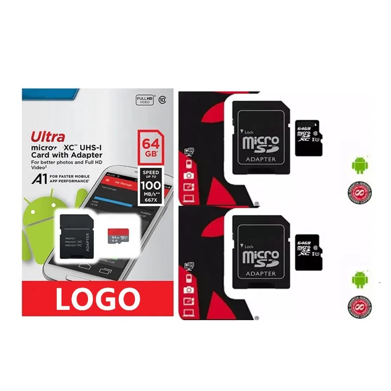 Hot Selling Sd Card Wholesale 2GB 4GB 8GB 16GB 32GB 64GB 128gb Memory card for MP3 GPS Camera mobile phones