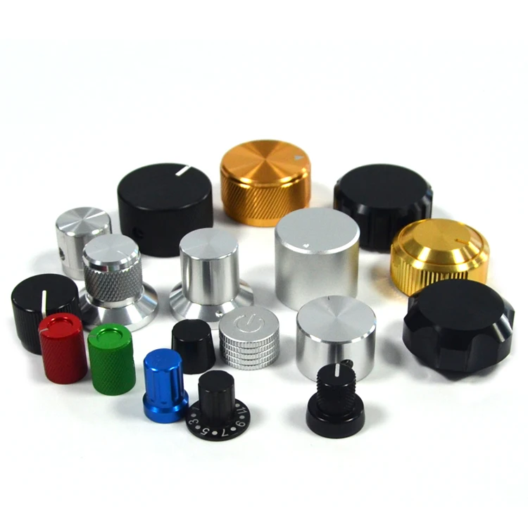 Audio volumen tone controller d shaft car knobs amplifier bass alu ampli knob for audio