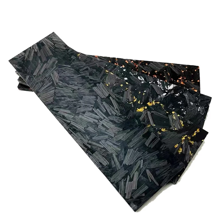 Сделанная на заказ кованая рубленая углеродная ткань Prepreg, настоящий кованый углеродный лист