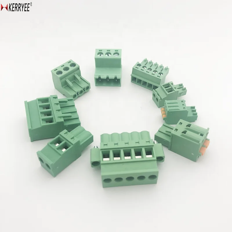 3.5/3.81/5.0/5.08mm female plug in terminal block