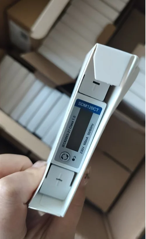 Eastron SDM120CT MID/RCM 100mA CT input Din Rail Single Phase Multi-function Solar PV /Zero Export Meter for PV Metering