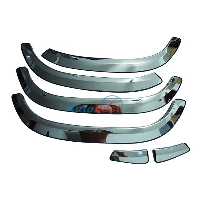 STAINLESS STEEL SILVER COLOR FENDER TRIM WHEEL ARCH FENDER FLARE FOR NISSAN CARAVAN E24 ACCESSORIES