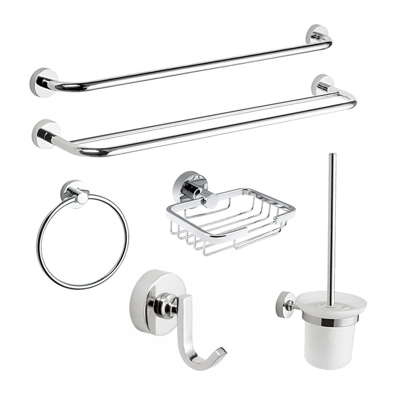 KAIIY Stainless Steel Material Bathroom Wall Mounted Accessories Sets