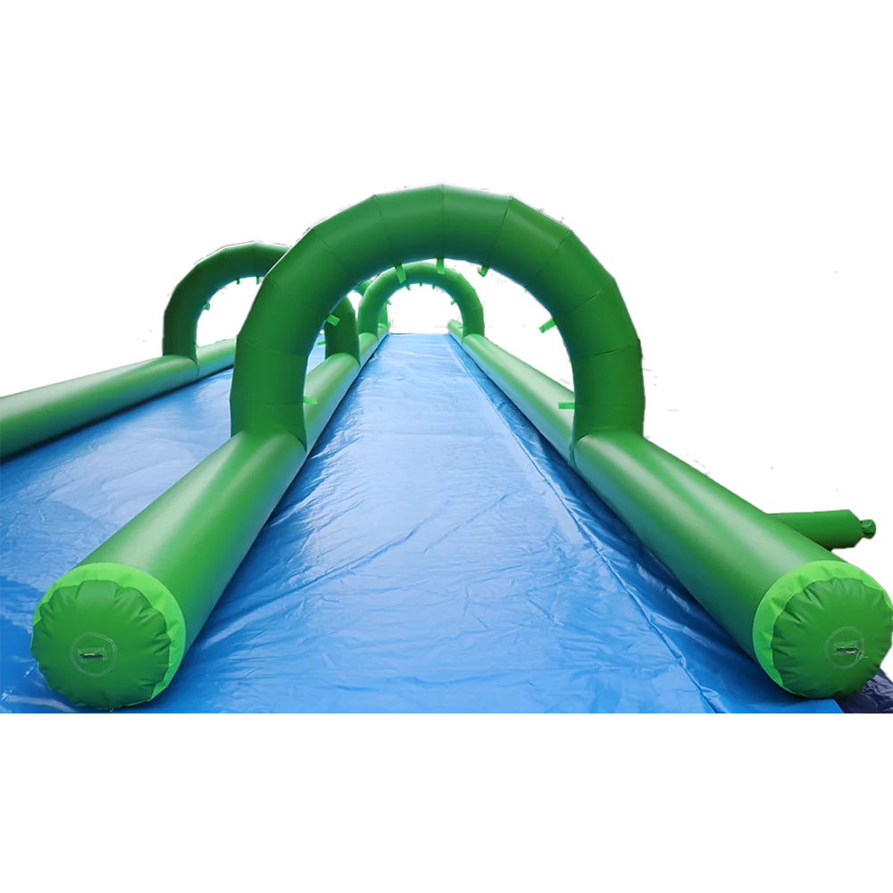 custom outdoor home use inflatable water slides sprinkler backyard inflable two lane City Aqua inflatable slip and slide for kid