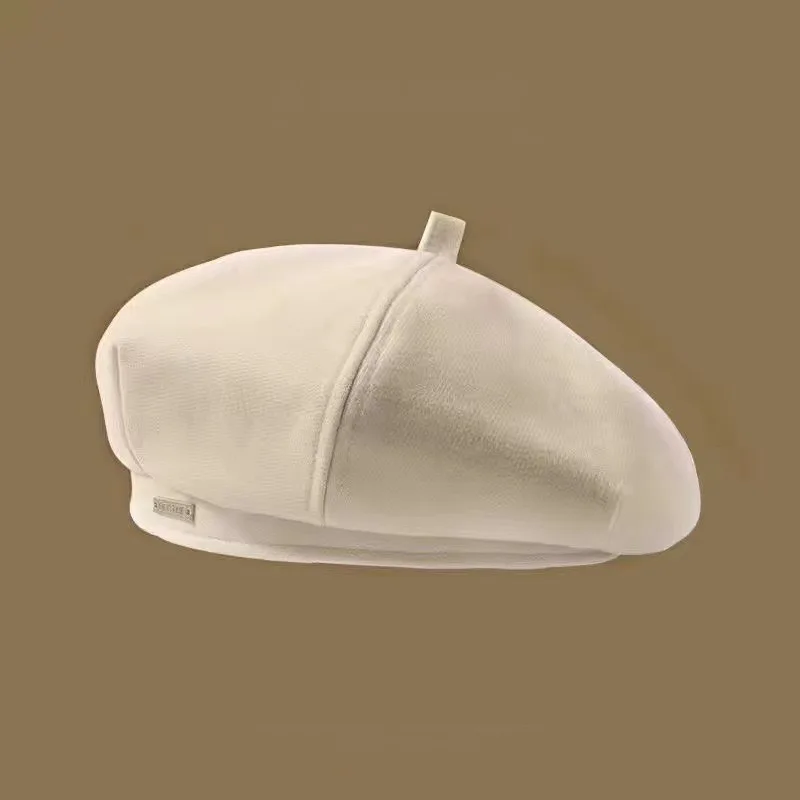 British Korean style 2024 new all-match Internet celebrity Japanese style face-showing small beret