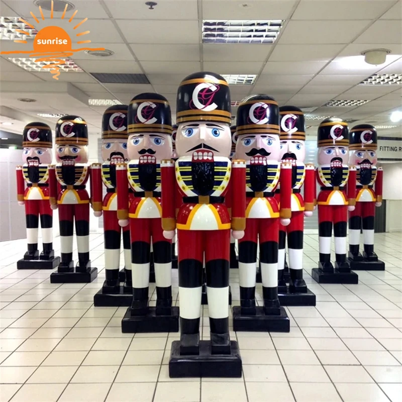 Giant Christmas Nutcracker Soldier Commercial-Grade Nutcracker Decoration for the Holiday Season