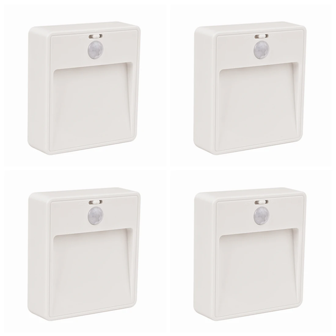 Automatic Human Body Detection Square Infared Motion Sensor Night Light For Stairs Kitchen Kids Bedroom