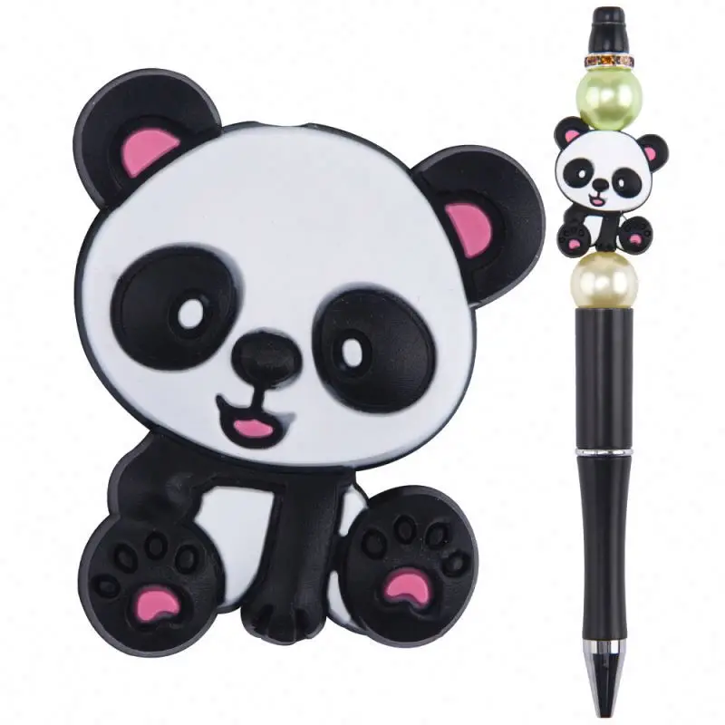 Mom Hot Sale Eco Friendly Soft Funny Shape Toy Making Baby Chew Other Loose Animal Silicone Focal Beads