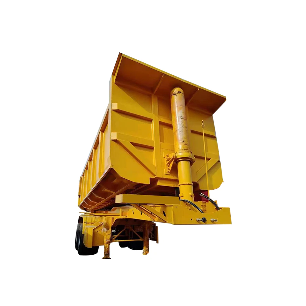 3 4 Axles Tipper Tipping Trailer Dump Box Semi Trailer For Africa