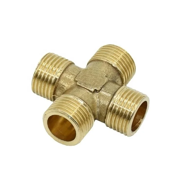 Stainless Steel 4 Way Metal Round Pipe Connector Fittings