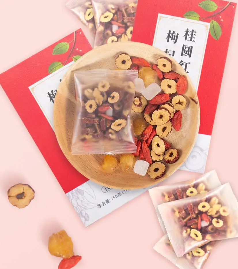 Chinese  Natural herb flower fruits Detox tea Red dates Longan Goji berry Tea good for immunity