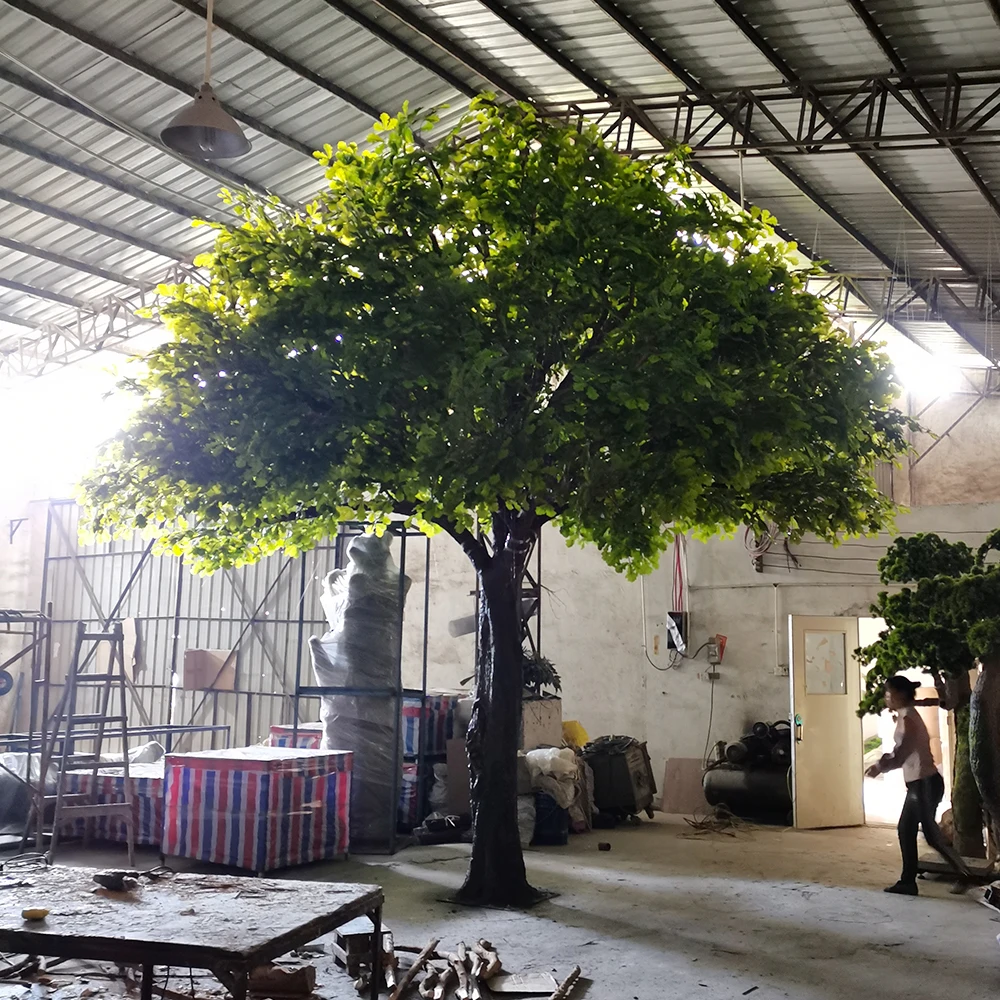 High Simulation Giant Anti Uv Indoor Outdoor Large Artificial Decorativeoak Tree Interior Fake Tree Decor