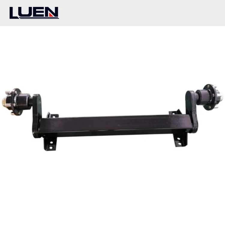 750kg Rubber Torsion Axle with Electric mechanical or hydraulic drum brake