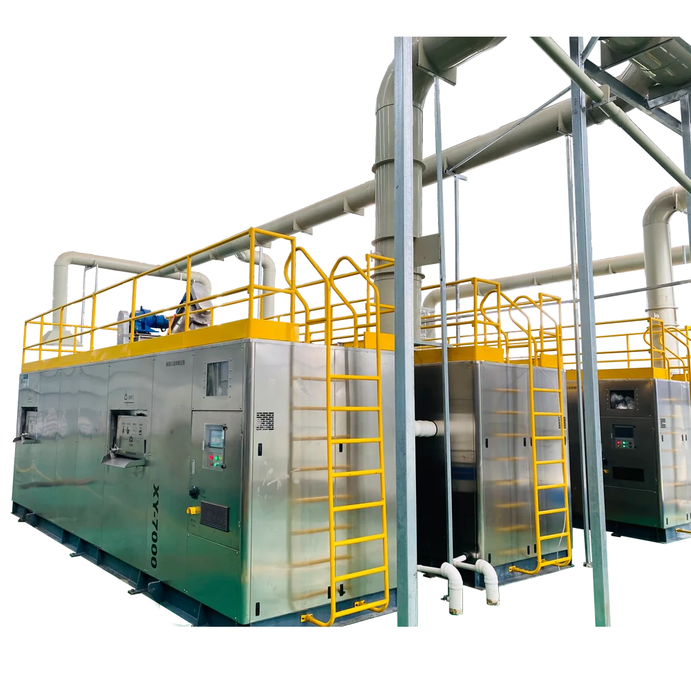 aerobic composting machine convert food waste to fertilizer