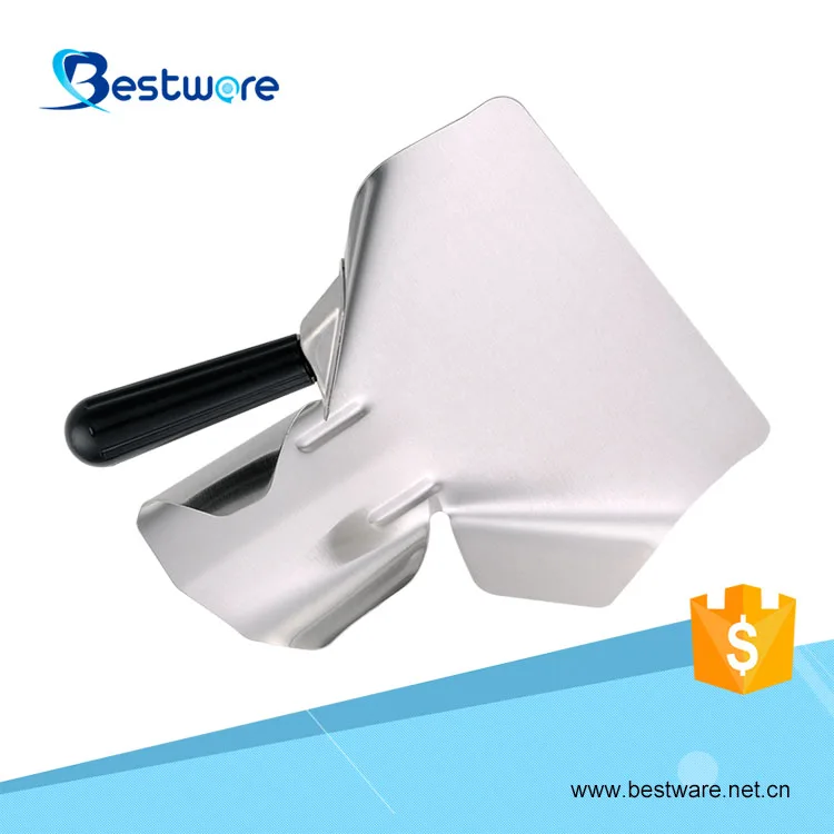 Commercial Professional Kitchen Shovel French Fry Potato Chip Stainless Steel Scoop