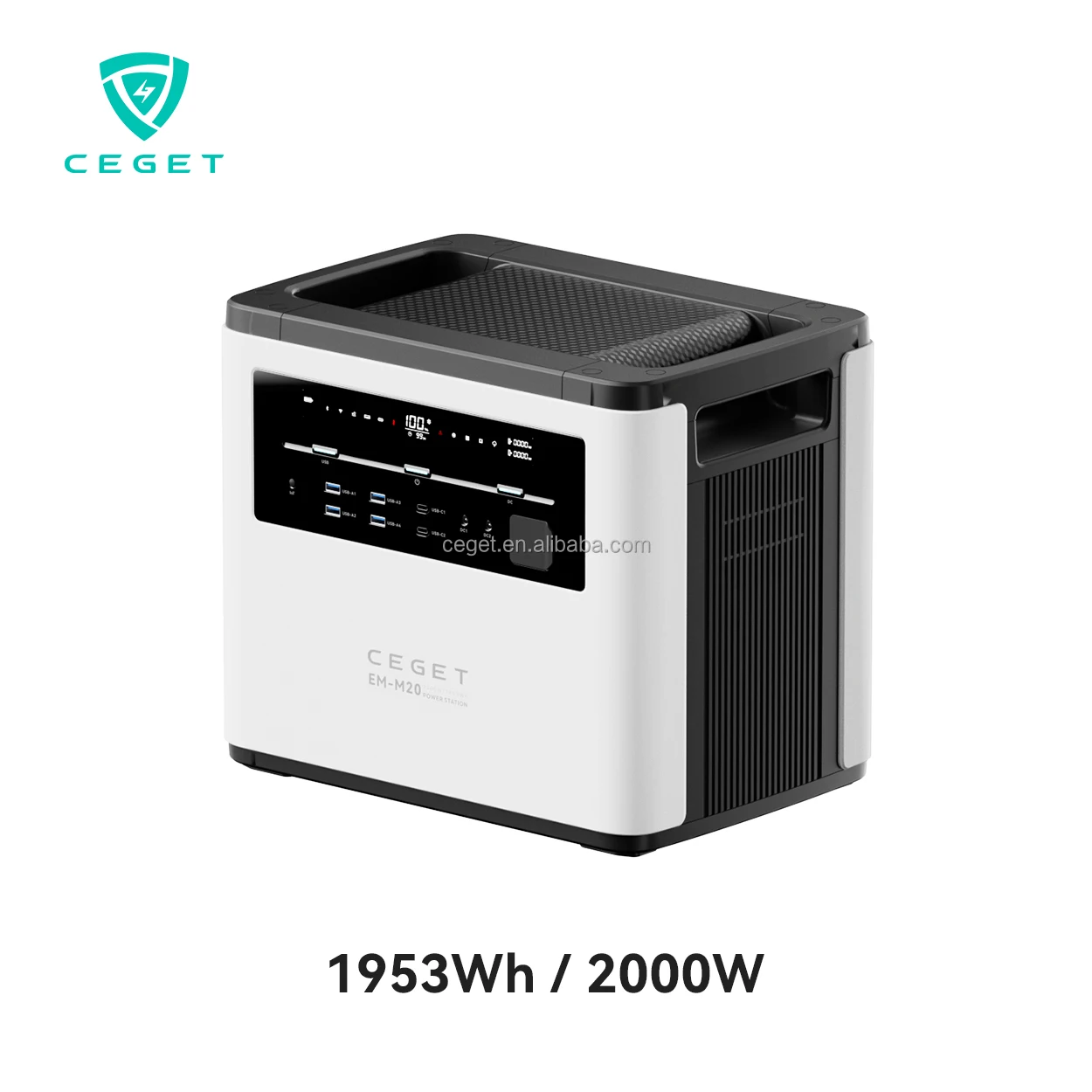 Электростанция CEGET 2000 Вт портативные литиевые батареи LMO электрический генератор для дома