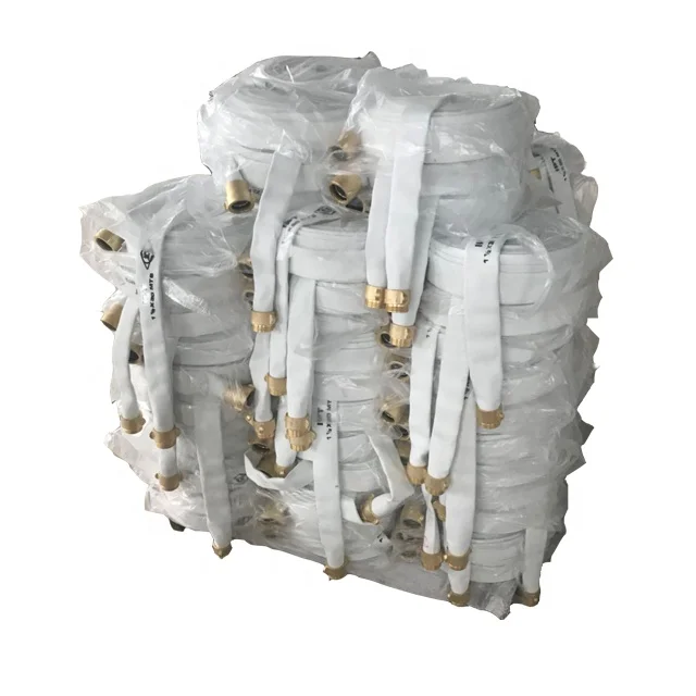 TL Single Jacket PVC Lined Fire Fighting Hose Canvas Fire Hose