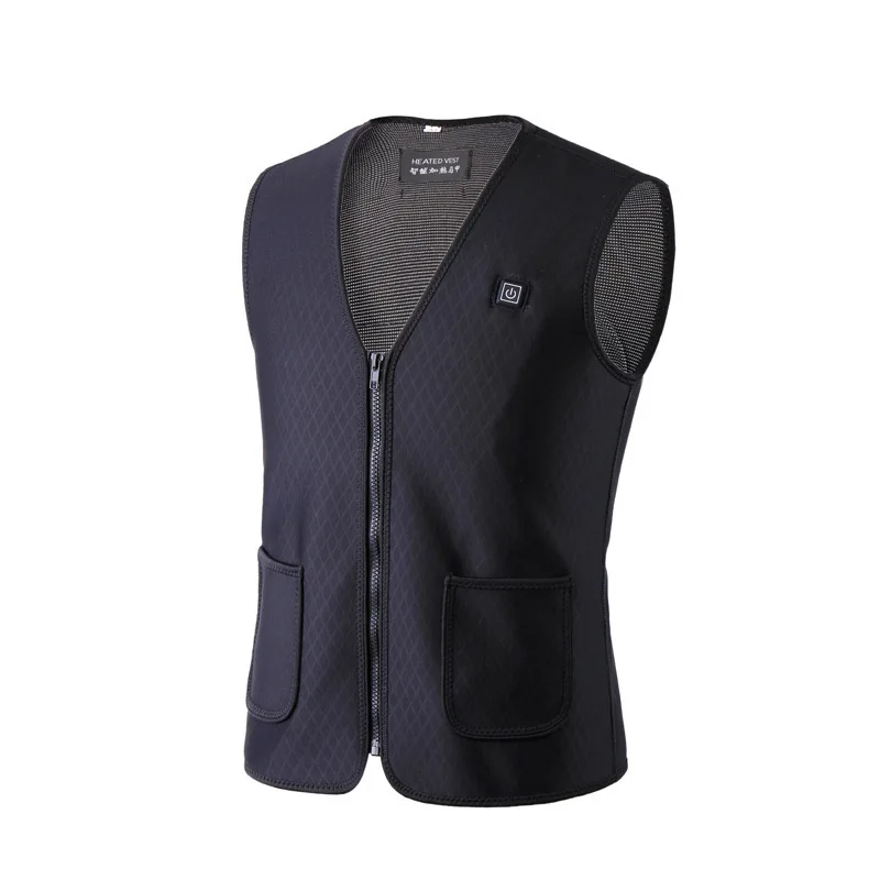 Hot selling USB rechargeable  heating vest winter  warm clothing men and women the same style warm heating vest