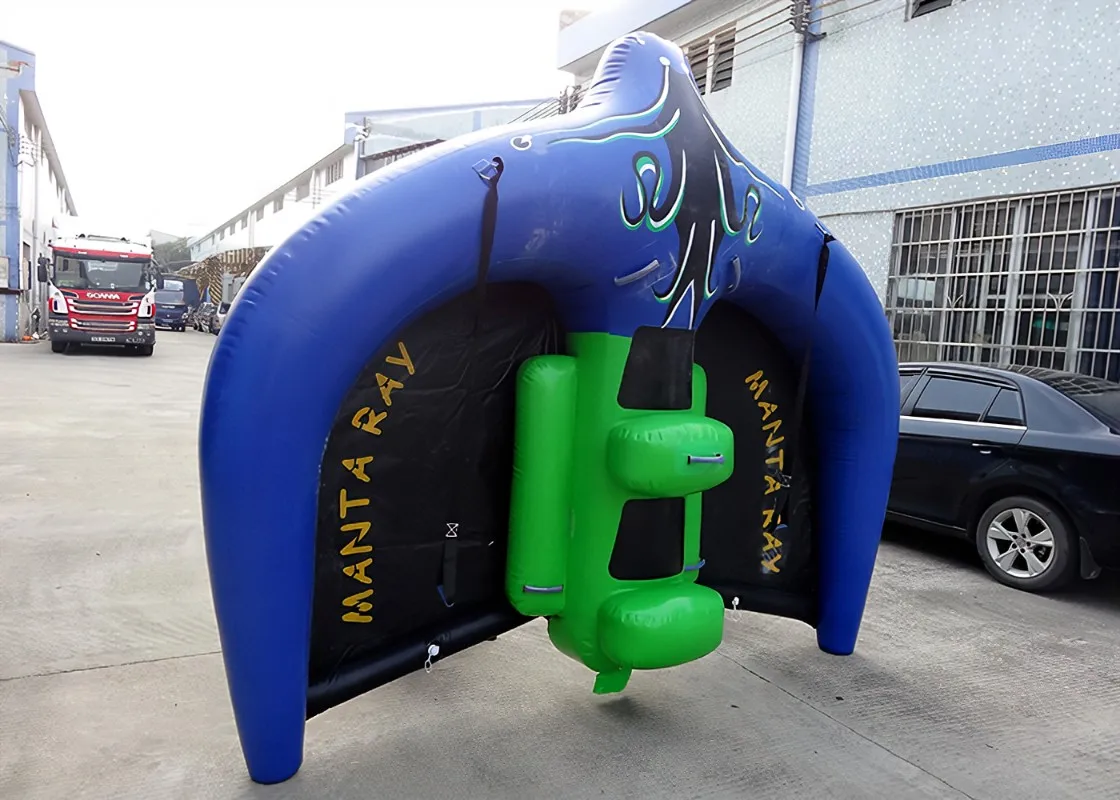 Inflatable flying manta ray water ski tube, flying ski tube,inflatable crazy boat