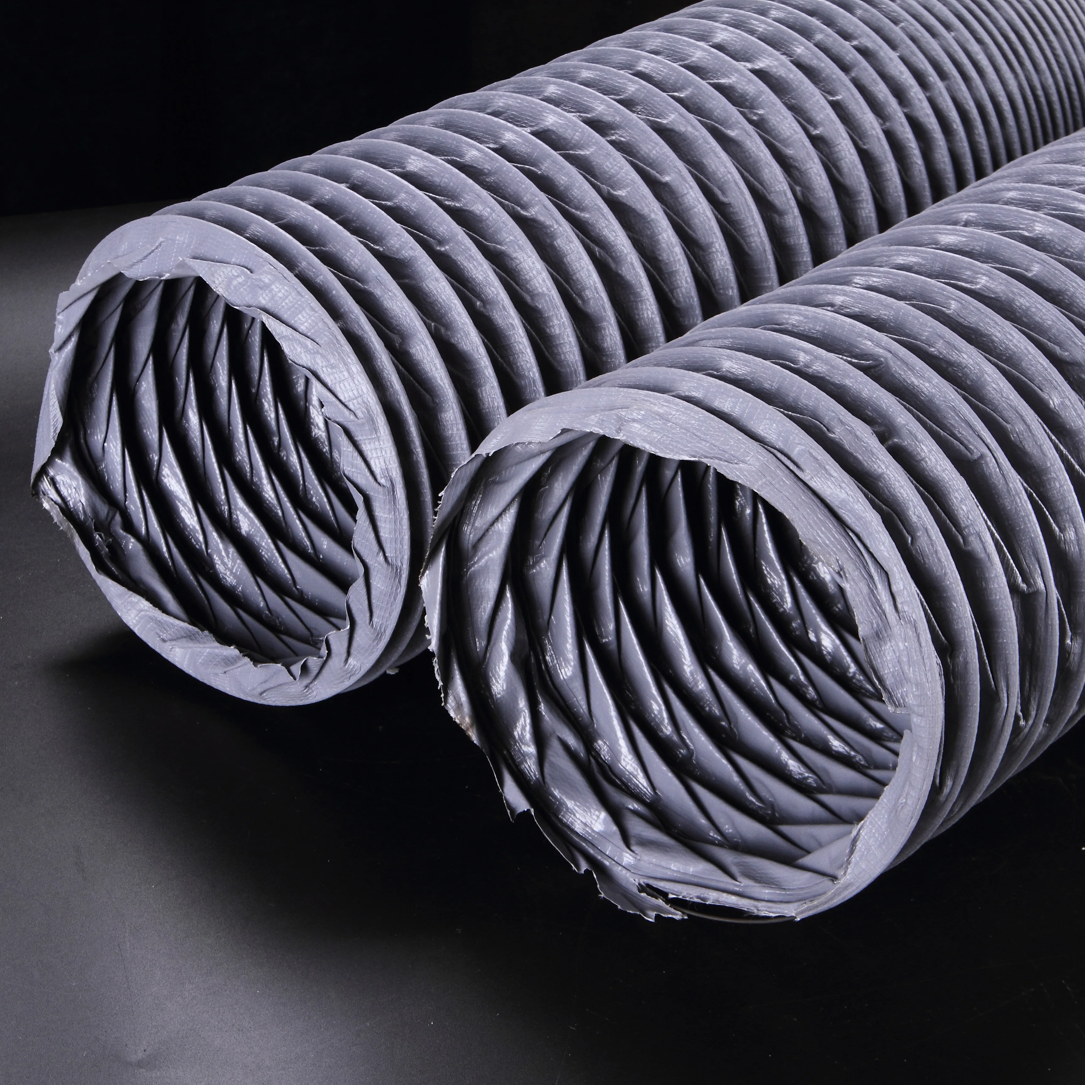 PVC Coated Fabric Duct Fume Extraction Hose for Air Cleaning Equipment Premium Quality PVC for Efficient Air Cleaning
