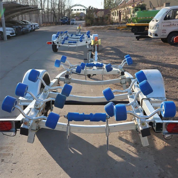 1T roller tires when fender single shaft custom galvanized machine rust removal anti-rust boat trailer
