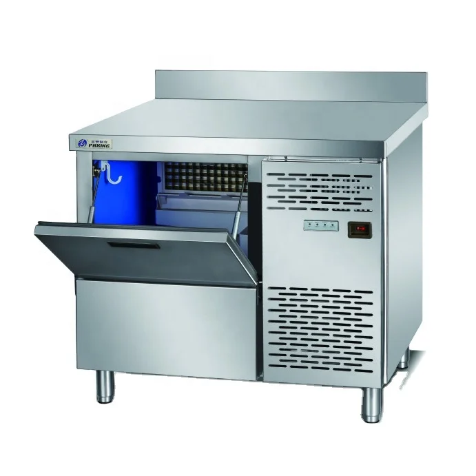 Commercial Ice Maker Machine Ice Making Machine  led lights Automatic Water Cooling Ice Cube Making Machine