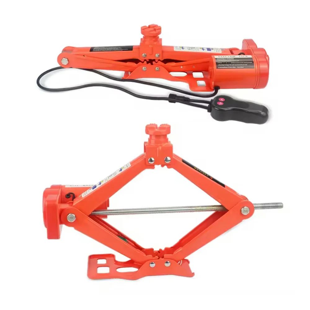 12V Electric Lifting Portable Mini Hydraulic Jack for Car Electric Scissor Car Jack with Air Pump