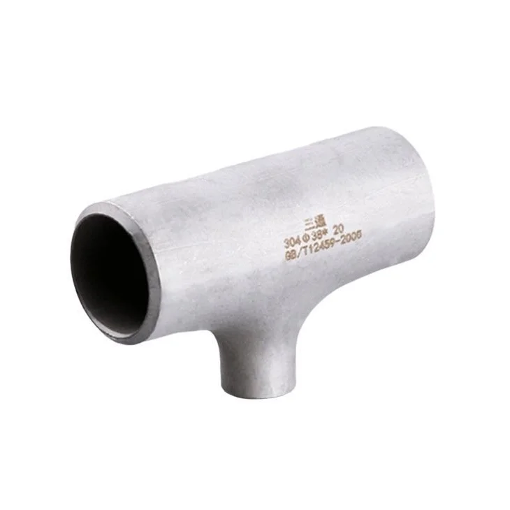 Butt Welding Fittings ASME B16.9 SCH40S SCH80S Stainless Steel Reducing Tee