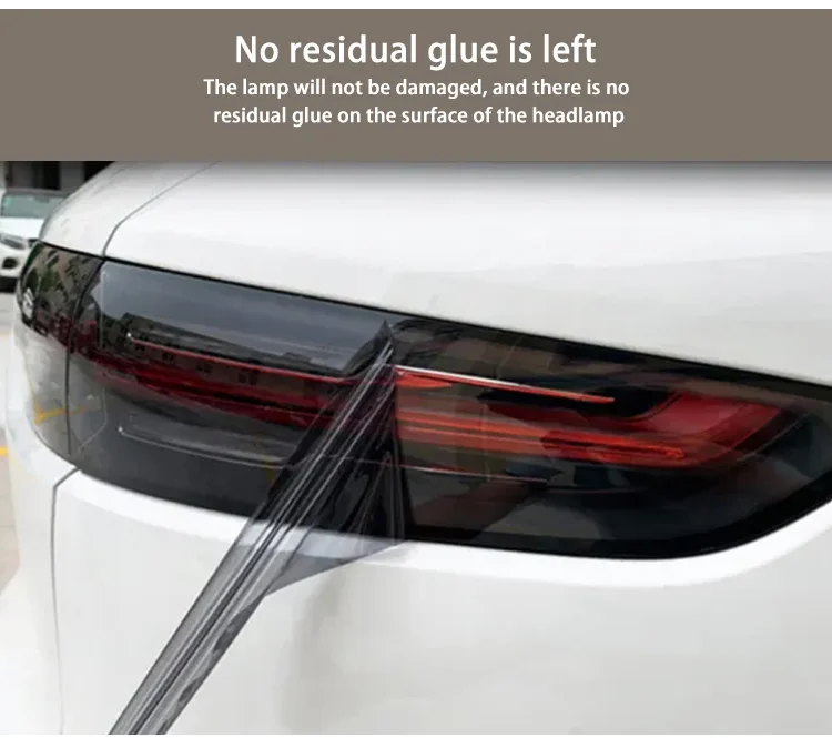 Self healing anti scratch  PPF TPU vinyl  brown color car lamp protection film hot sale