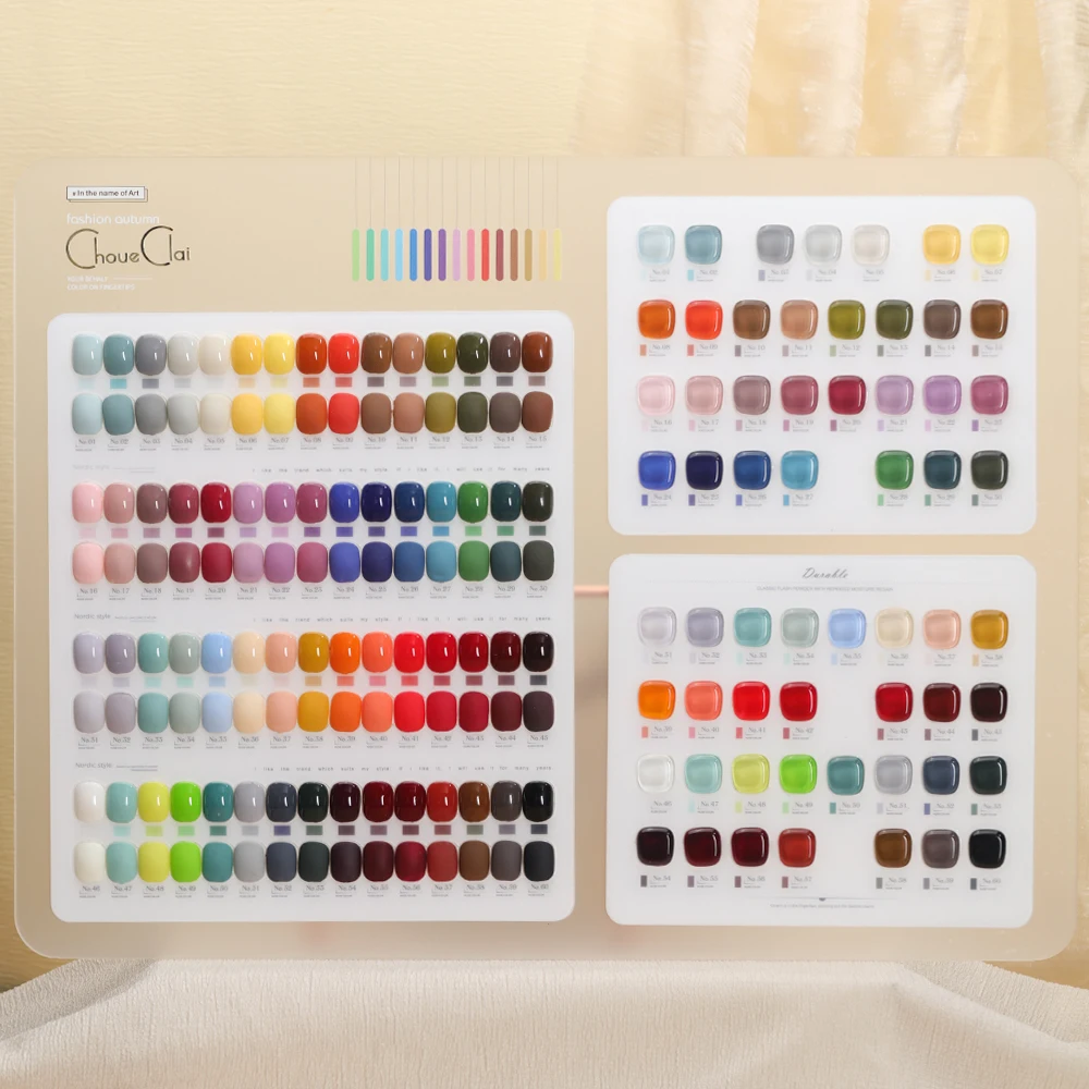 ZRKGEL OEM Factory Price 15ml 60 bottles Long-lasting Nail Gel Polish Free Sample High Pigmented Hema Free UV Gel Polish Set