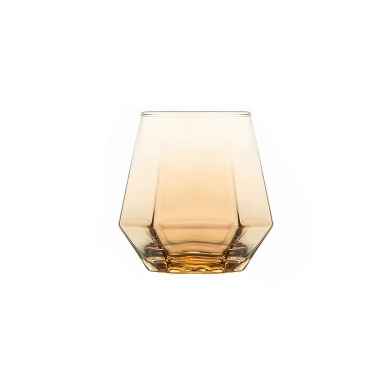 Gold Rim Whiskey Glass Cup Packaging Glass Cup Gift Set Custom Shot Glass For Wine