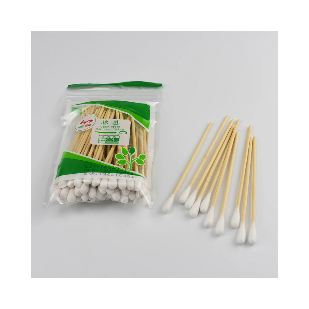 
2021 White Soft Odourless Tasteless Medical Cotton Swab 