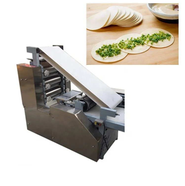
JY Home wonton gyoza wrapper machine / small dough sheeter machine / spring roll pastry sheet making machine 