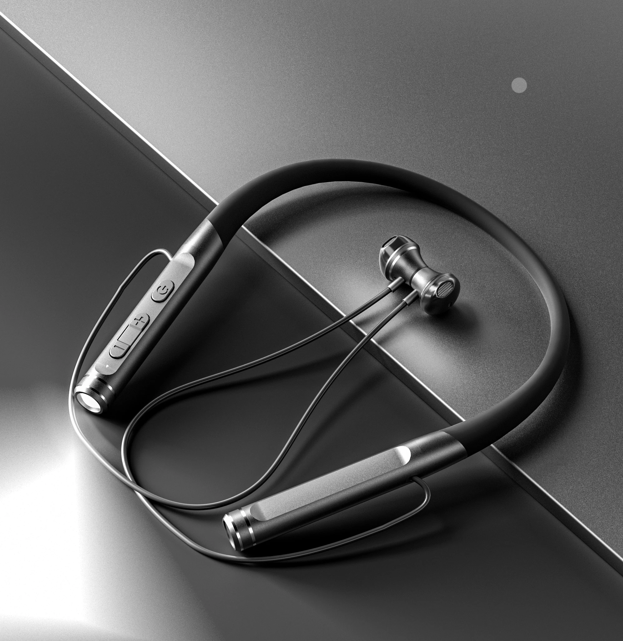 neckband earphone with flash light K12 india  Bollywood music wireless bluetooth 5.0 sport stereo type-c i7s OEM headset